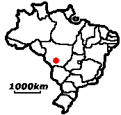 Cuiabá − Lage in Brasilien