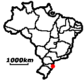 Florianopolis − Lage in Brasilien