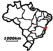 Ilheus − Lage in Brasilien