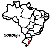 Porto Alegre − Lage in Brasilien