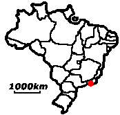 Rio de Janeiro − Lage in Brasilien