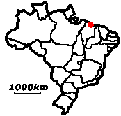 São Luís − Lage in Brasilien